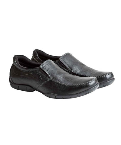 Yepme Formal Leather Black Loafers