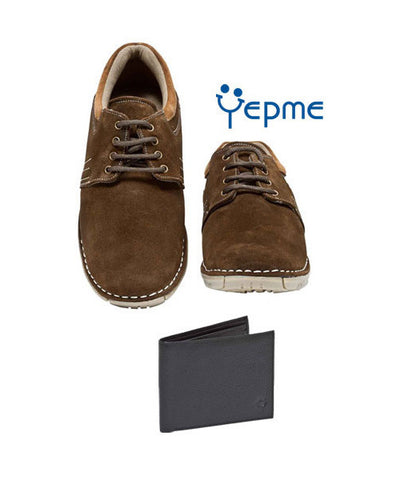 Buy Yepme Suede Shoes, Wallet Combo!