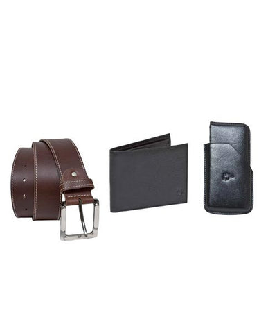 Buy Yepme Casual Belt, Black Wallet and Card Holder!