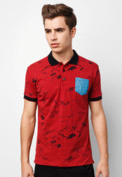 Contrast Pocket Polo Tee